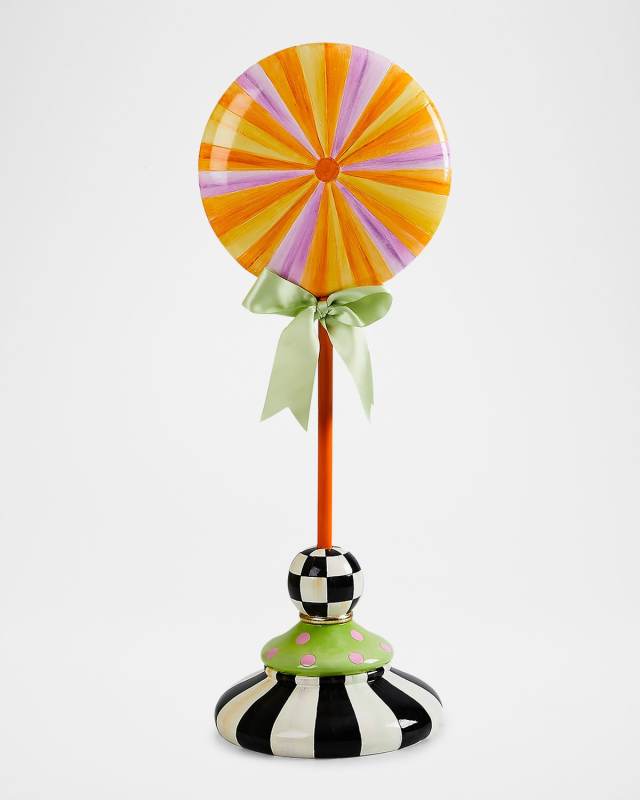 Trick or Treat Medium Lollipop Topiary Halloween Decor, 27.5"