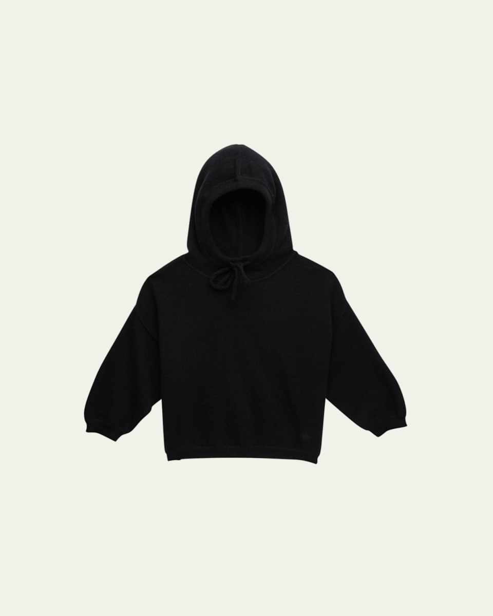 Boy's Linosa Cashmere Hoodie, Size 6-12