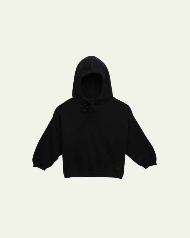Boy's Linosa Cashmere Hoodie, Size 6-12