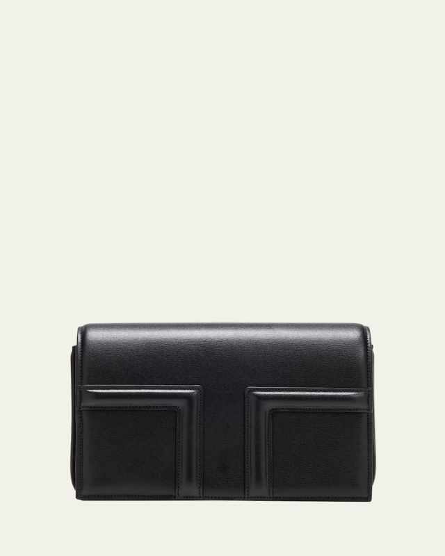 Mini T-Flap Leather Clutch Bag