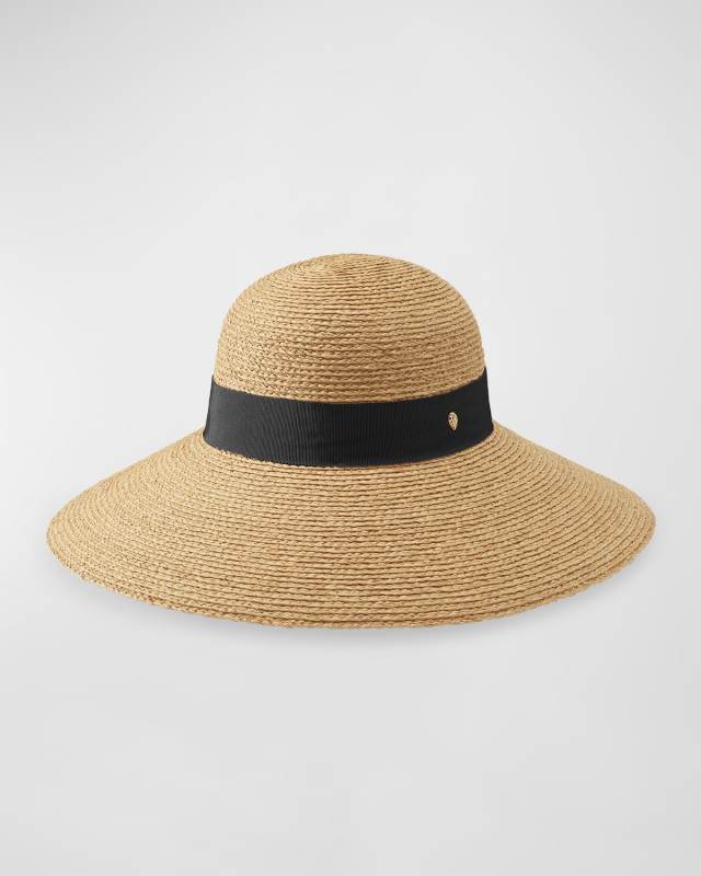 Cori Raffia Large Brim Floppy Hat