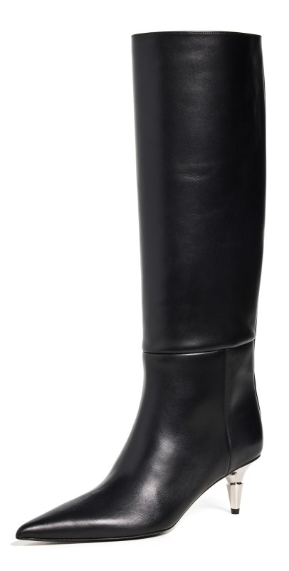 Proenza Schouler Spike Knee High Boots Black