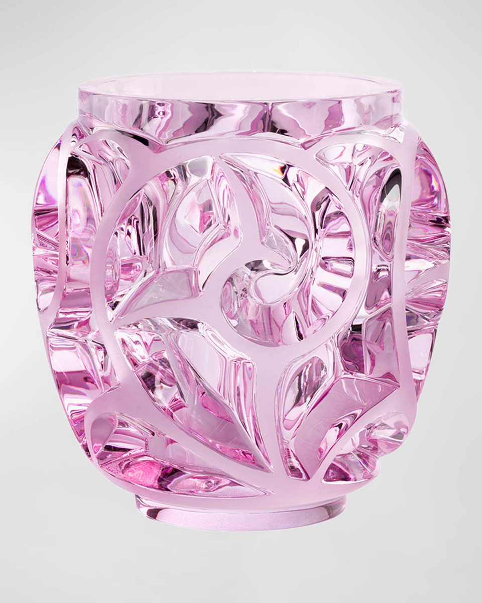 Tourbillons Pink Luster Vase, 5"