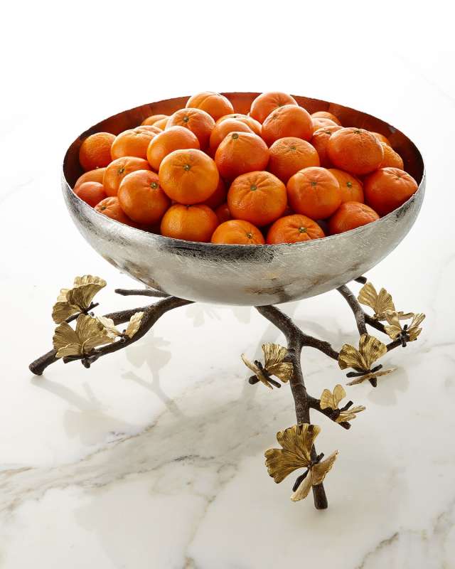 Butterfly Ginkgo Large Centerpiece Bowl