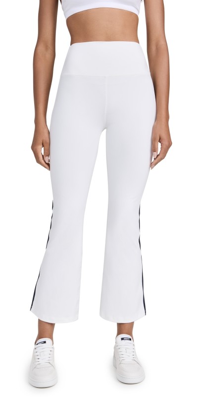 Splits59 Raquel High Waist Supplex Crop Leggings White/Indigo