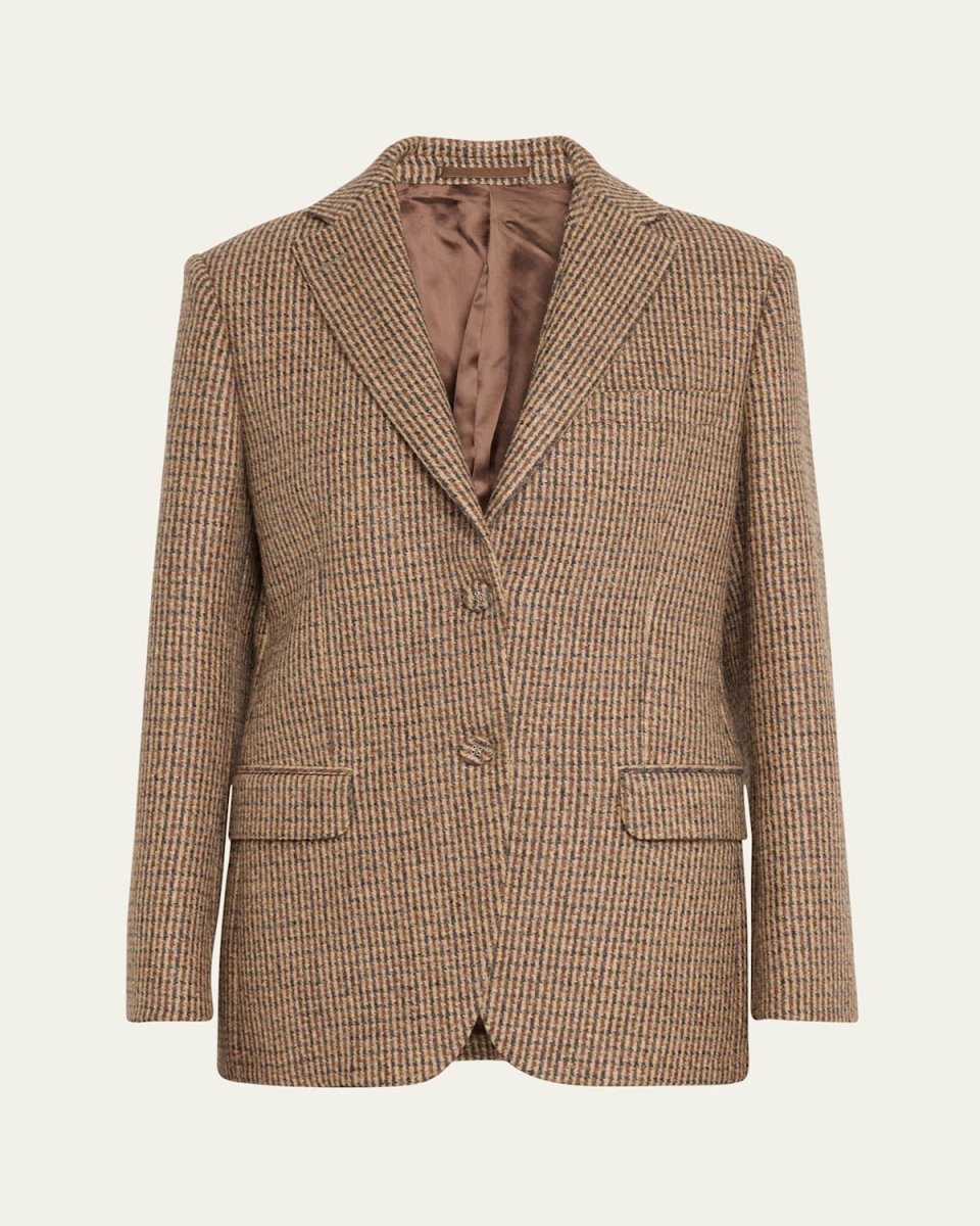 Charlene Woven Wool Jacket