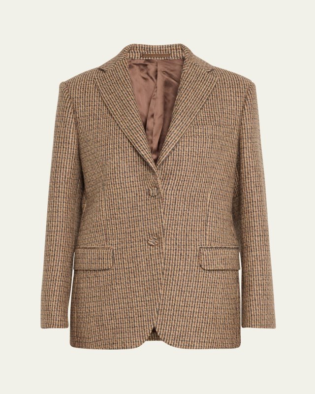 Charlene Woven Wool Jacket
