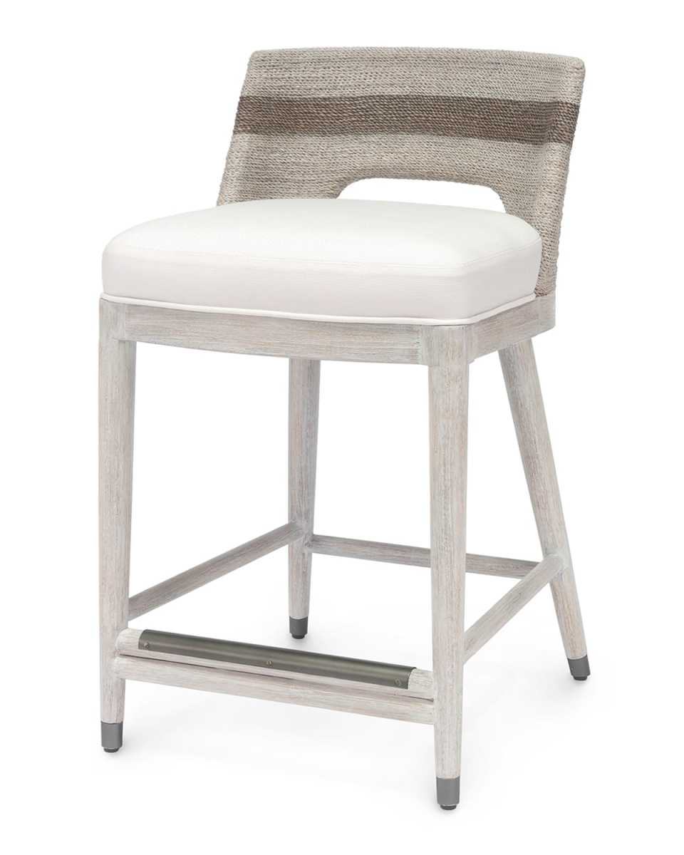 Fritz Fog White Counter Stool