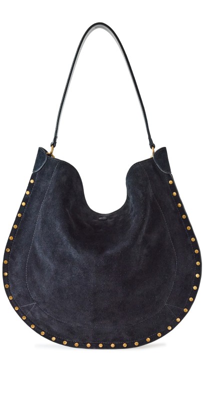 Isabel Marant Oskan Hobo Soft Bag Black