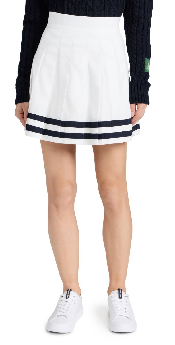 De Loreta Zinia Skirt White/Navy