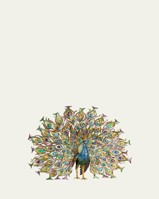Stanton Fan Tail Peacock Figurine