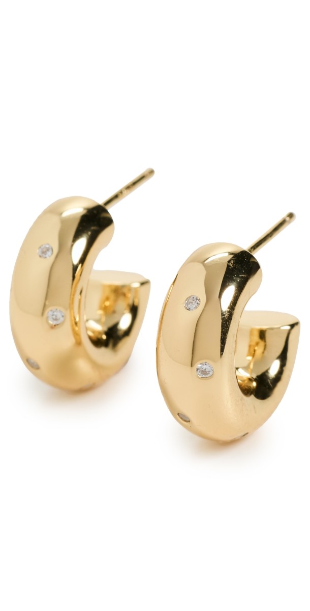MÉGA Dalmatian Earrings Gold