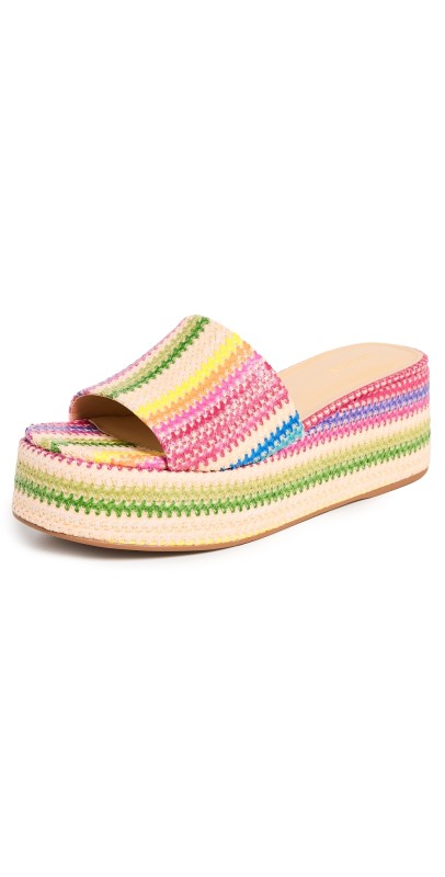 Larroudé Alex Platform Sandals Pink