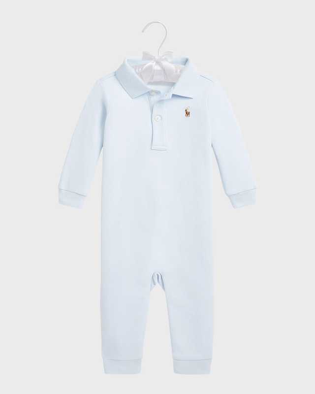Boy's Pima Polo Coverall, Size 3M-18