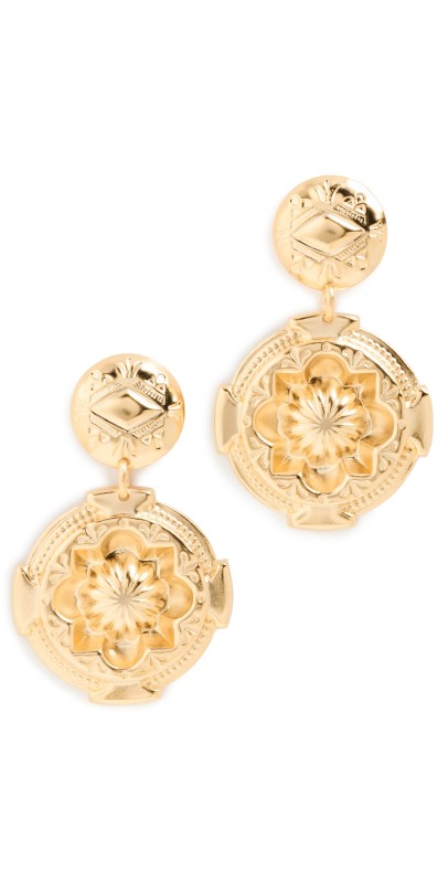 Elizabeth Cole Ariella Earrings Gold