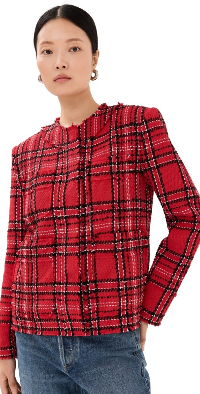 MSGM Giacca Jacket Red