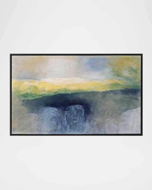 "Deep Blue Horizon" Original Painting by Susan Adamson-Ray