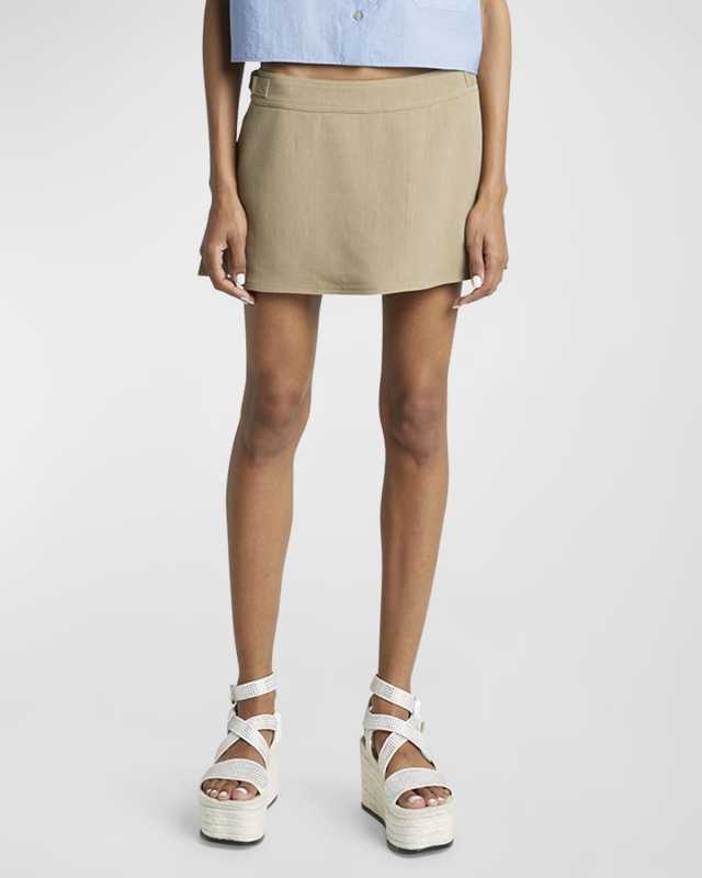 x Paula Ibiza Anagram Hardware Mini Skort