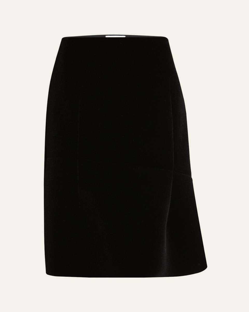 Serve Asymmetric Midi Skirt
