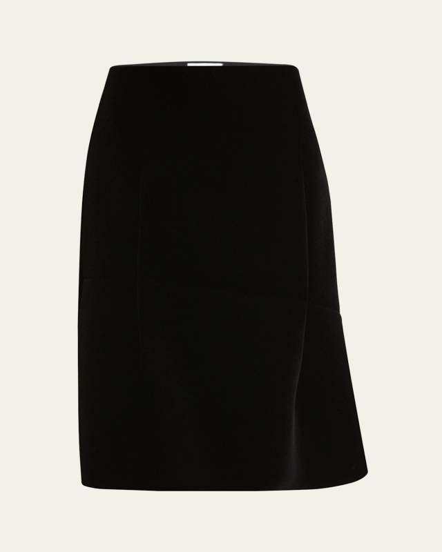 Serve Asymmetric Midi Skirt