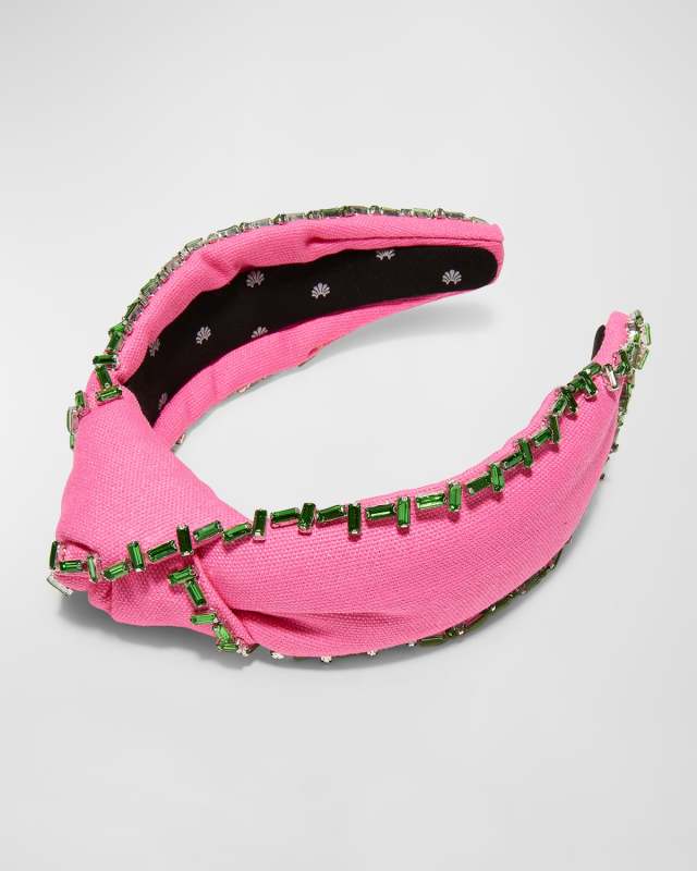 Embellished Trim Knotted Headband