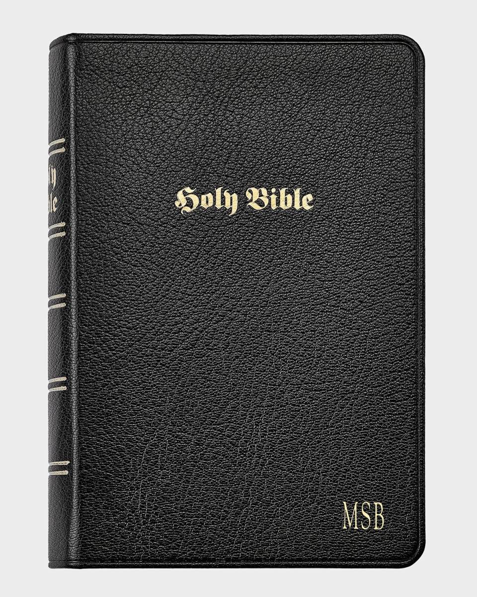 Leather Bible, Personalized
