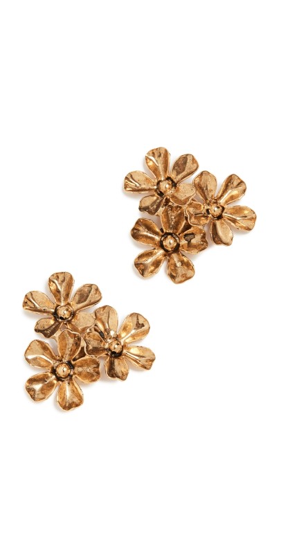 Jennifer Behr Danni Stud Earrings Gold