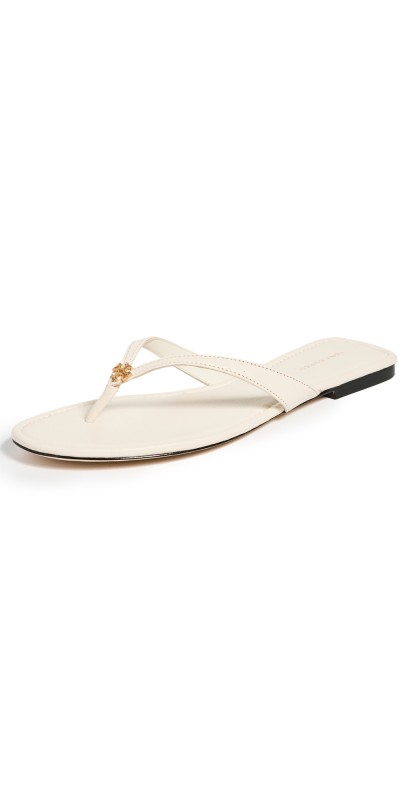 Tory Burch Classic Flip Flops New Ivory