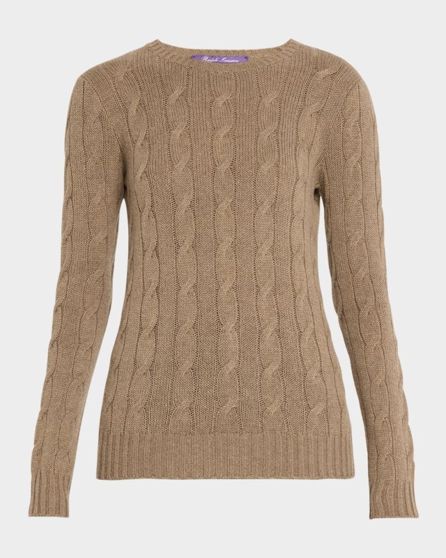 Cable-Knit Cashmere Sweater