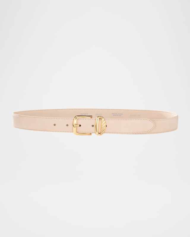 No. 3 French Rope Buckled Leather Belt