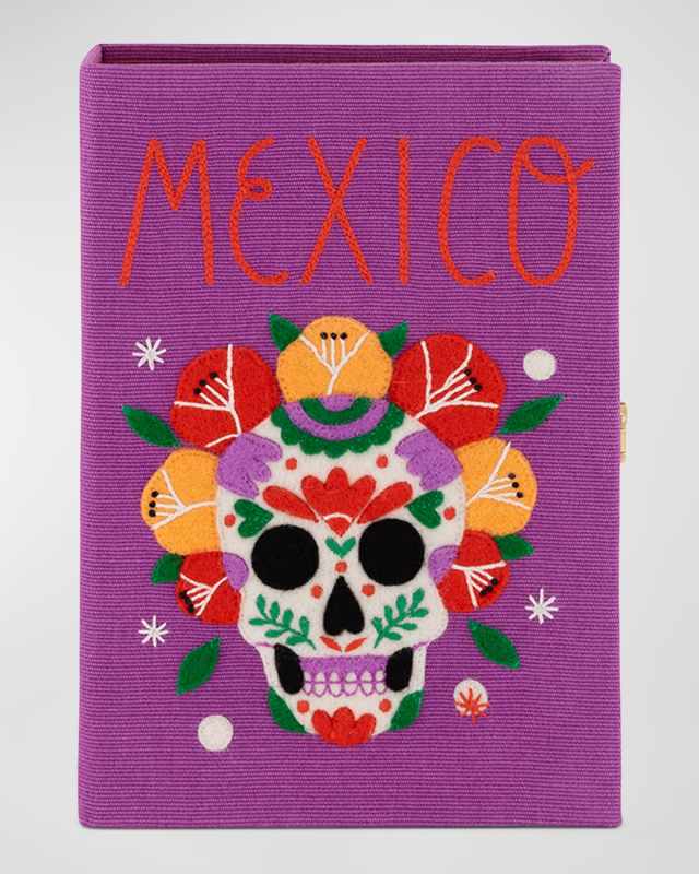 Mexico Book Clutch Bag
