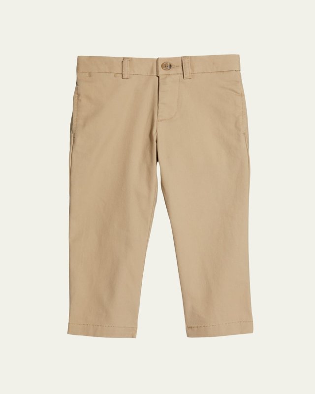 Boy's Flat Front Chino Pants, Size 2-3