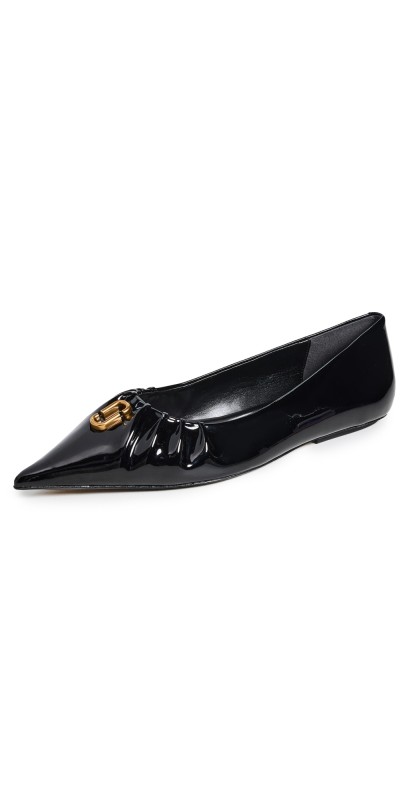 Marc Jacobs The Pointy Toe Ballerina Flats Black