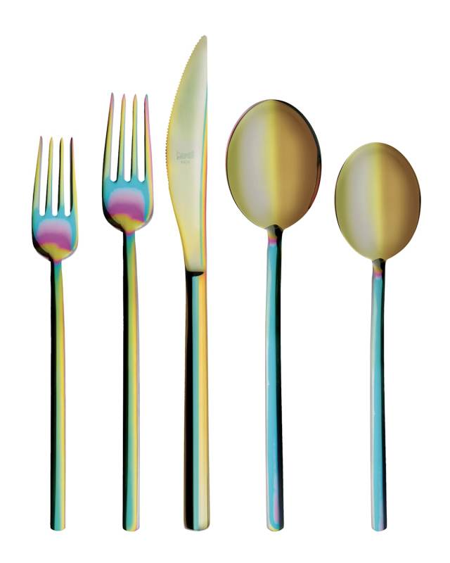 Due Ice Rainbow 5-Piece Flatware Set