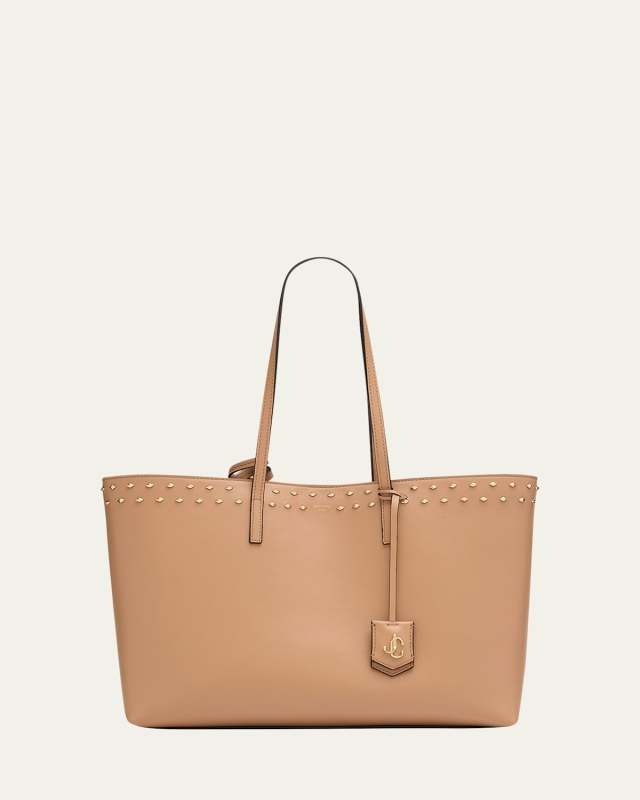 Nine2Five East-West Leather Tote Bag