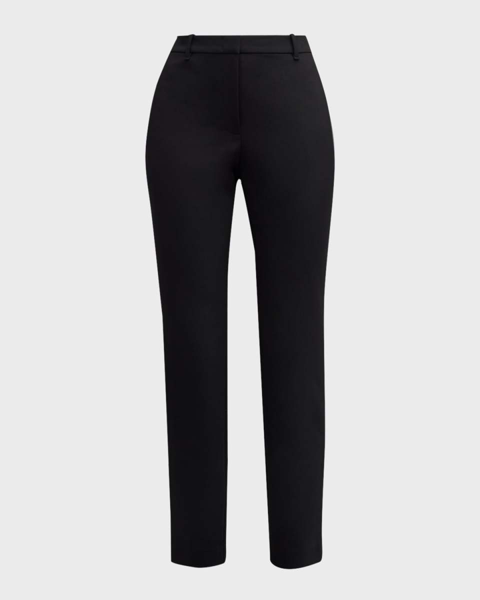 Essex Mid-Rise Cropped Straight-Leg Pants