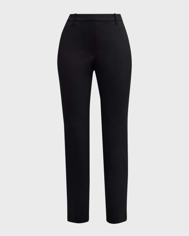 Essex Mid-Rise Cropped Straight-Leg Pants