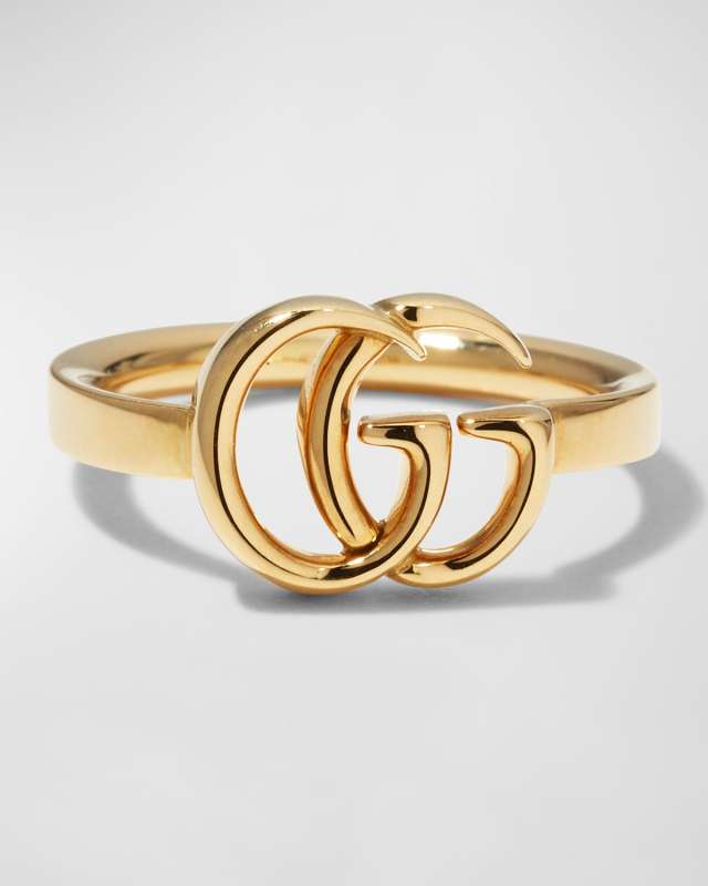 18k Yellow Gold 13mm GG Running Ring