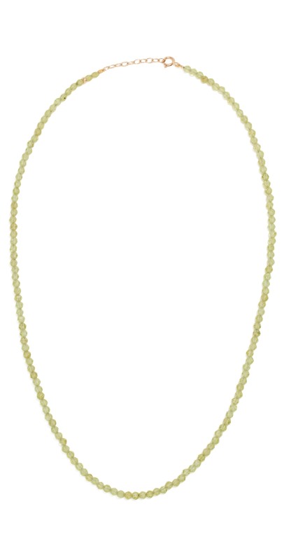 JIA JIA August Peridot Beaded Necklace Peridot
