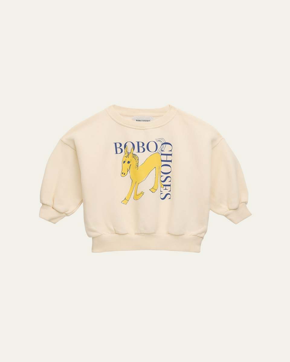 Girl's Wonder Horse Graphic Sweatshirt, Size 2-1