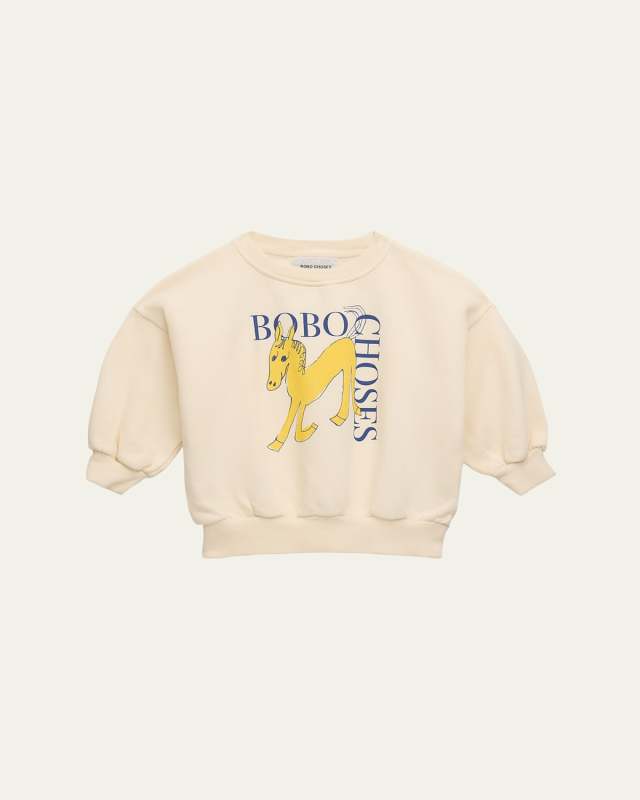 Girl's Wonder Horse Graphic Sweatshirt, Size 2-1