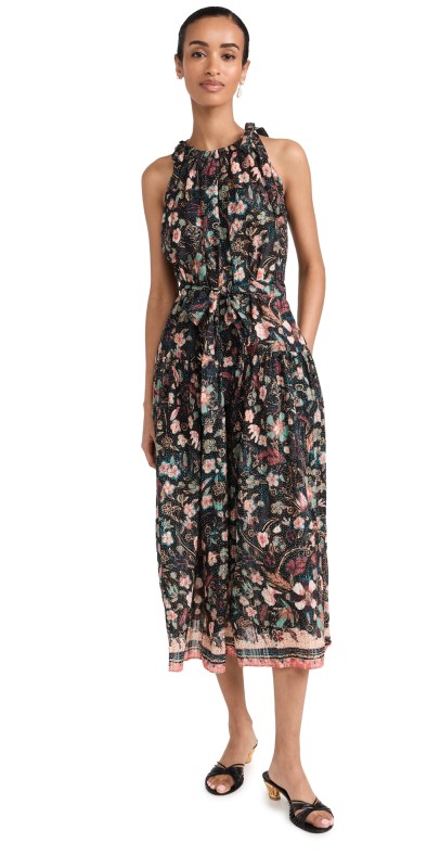 Ulla Johnson Samar Dress Obsidian Botanica