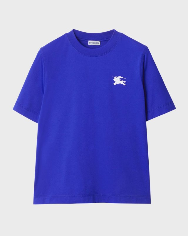 EKD Embroidered Tee, Blu