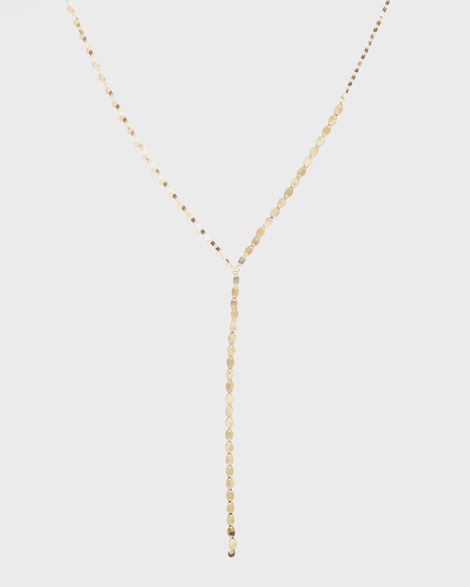Nude Lariat Disc Necklace