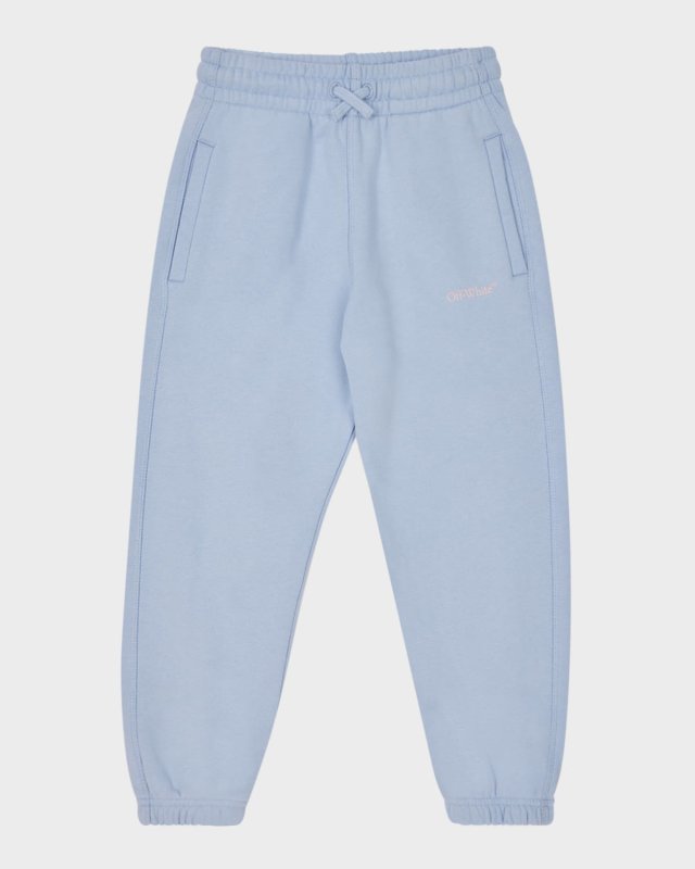 Girl's Bookish Logo-Print Sweatpants, Size 4-12
