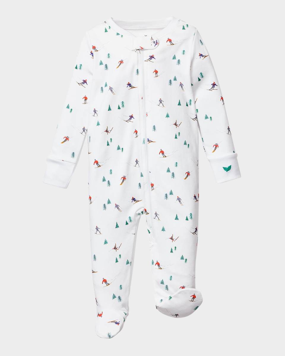 Boy's Apres Ski Printed Footie, Size Newborn-9