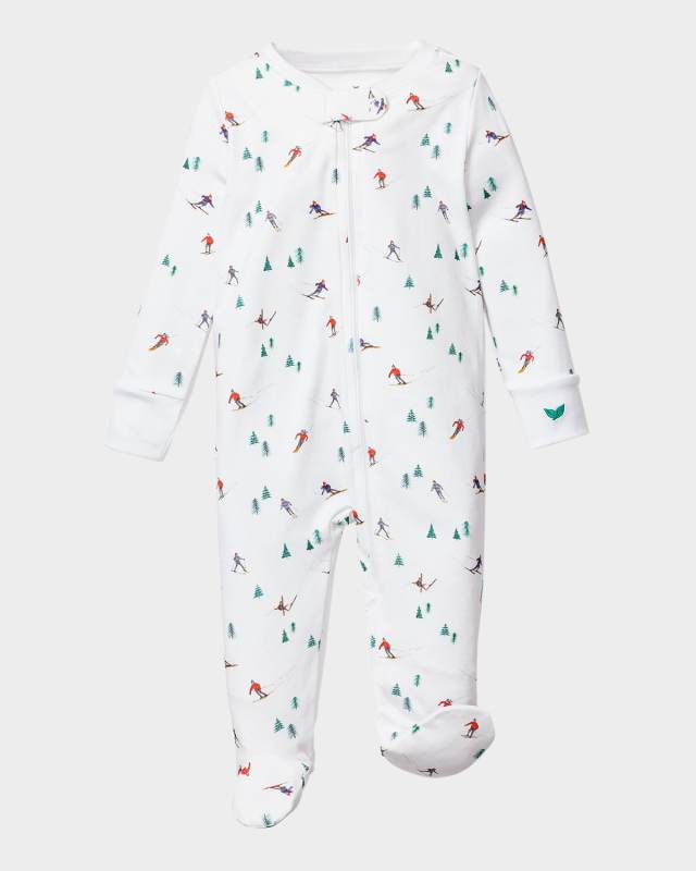 Boy's Apres Ski Printed Footie, Size Newborn-9