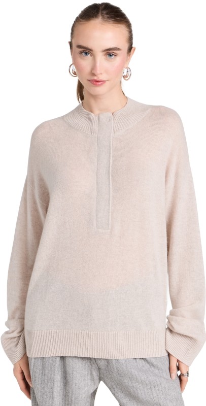 Le Kasha Croatia Cashmere Sweater Light Beig