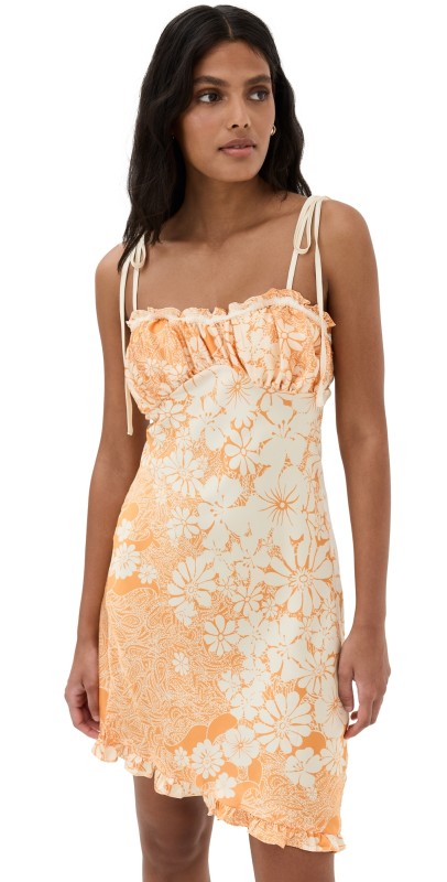 Free People Retro Daisy Slip Icelandic Poppy Comb