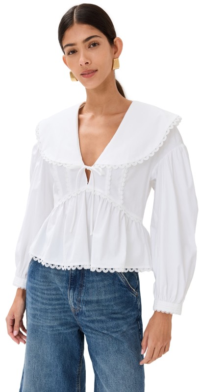 Reformation Renna Top Bright White